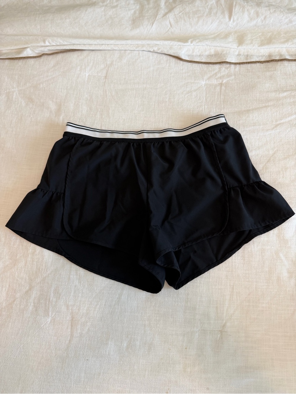 Old navy Black Ruffled Waistband Women’s Shorts